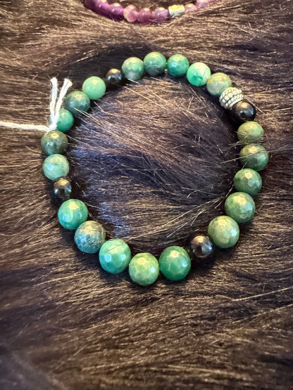 Malachite and black onyx