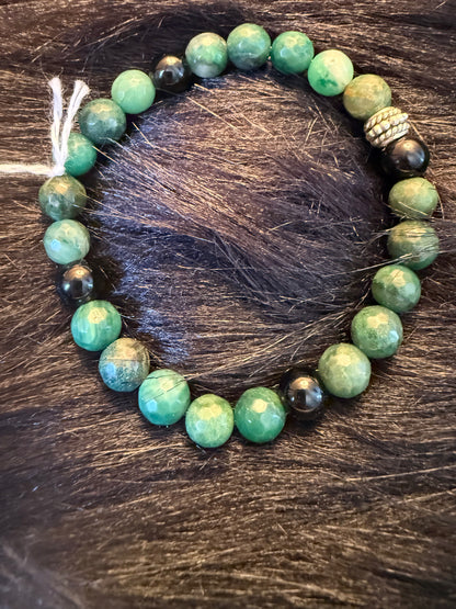 Malachite and black onyx