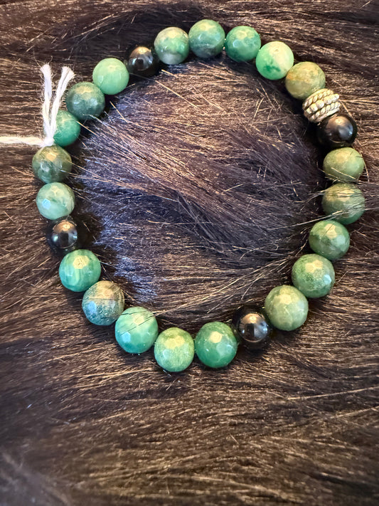 Malachite and black onyx