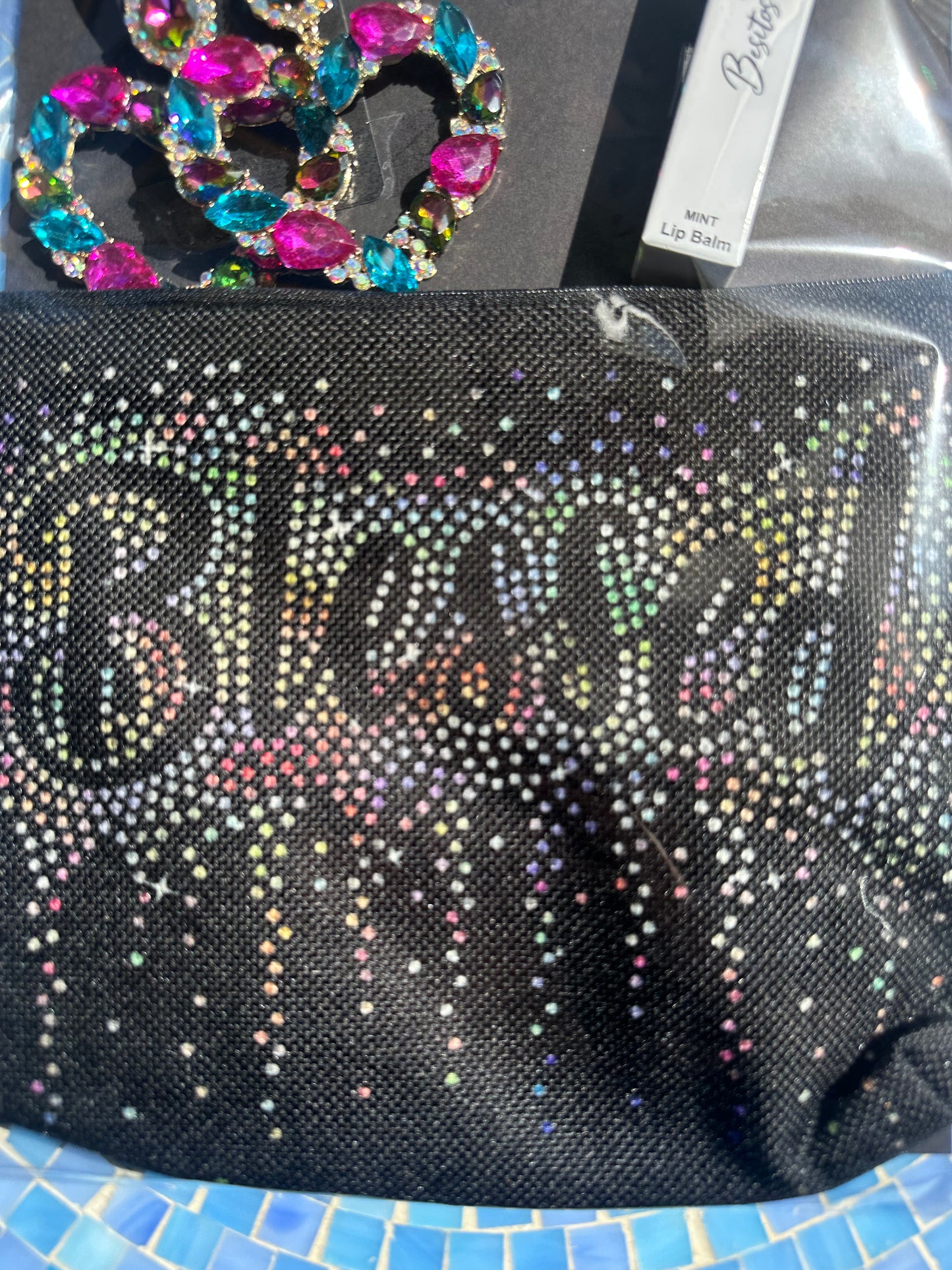 Blessed Rhinestone cluster jewel self care beauty Kit