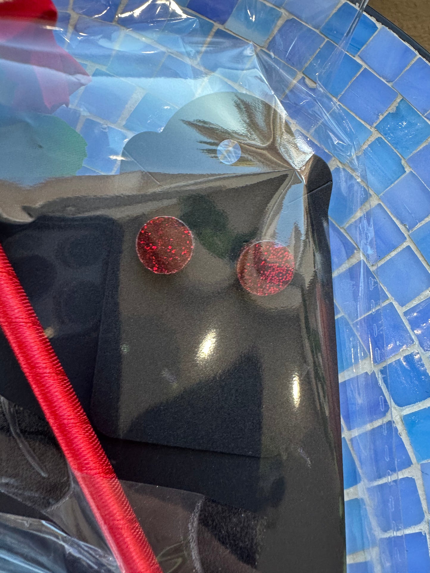 Red Roses Makeup Brush Beauty Self care kit