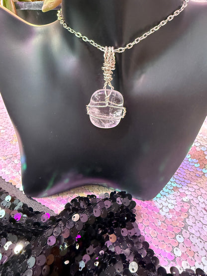 Clear Quartz Crystal pendant
