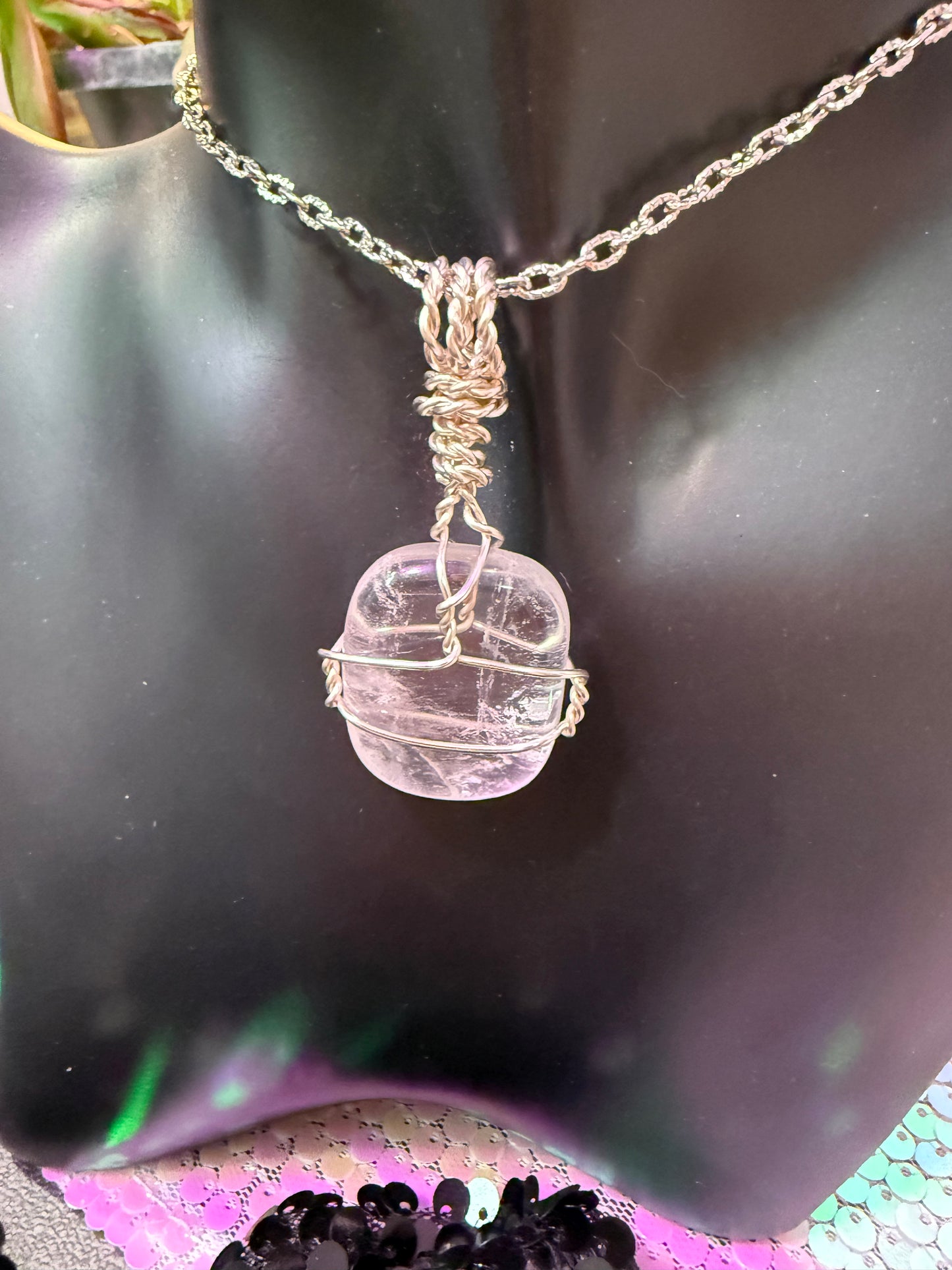 Clear Quartz Crystal pendant