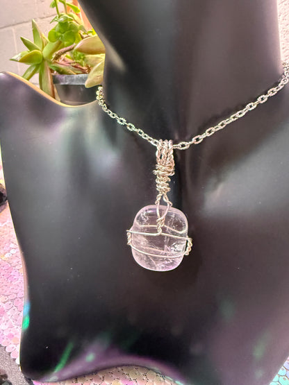 Clear Quartz Crystal pendant