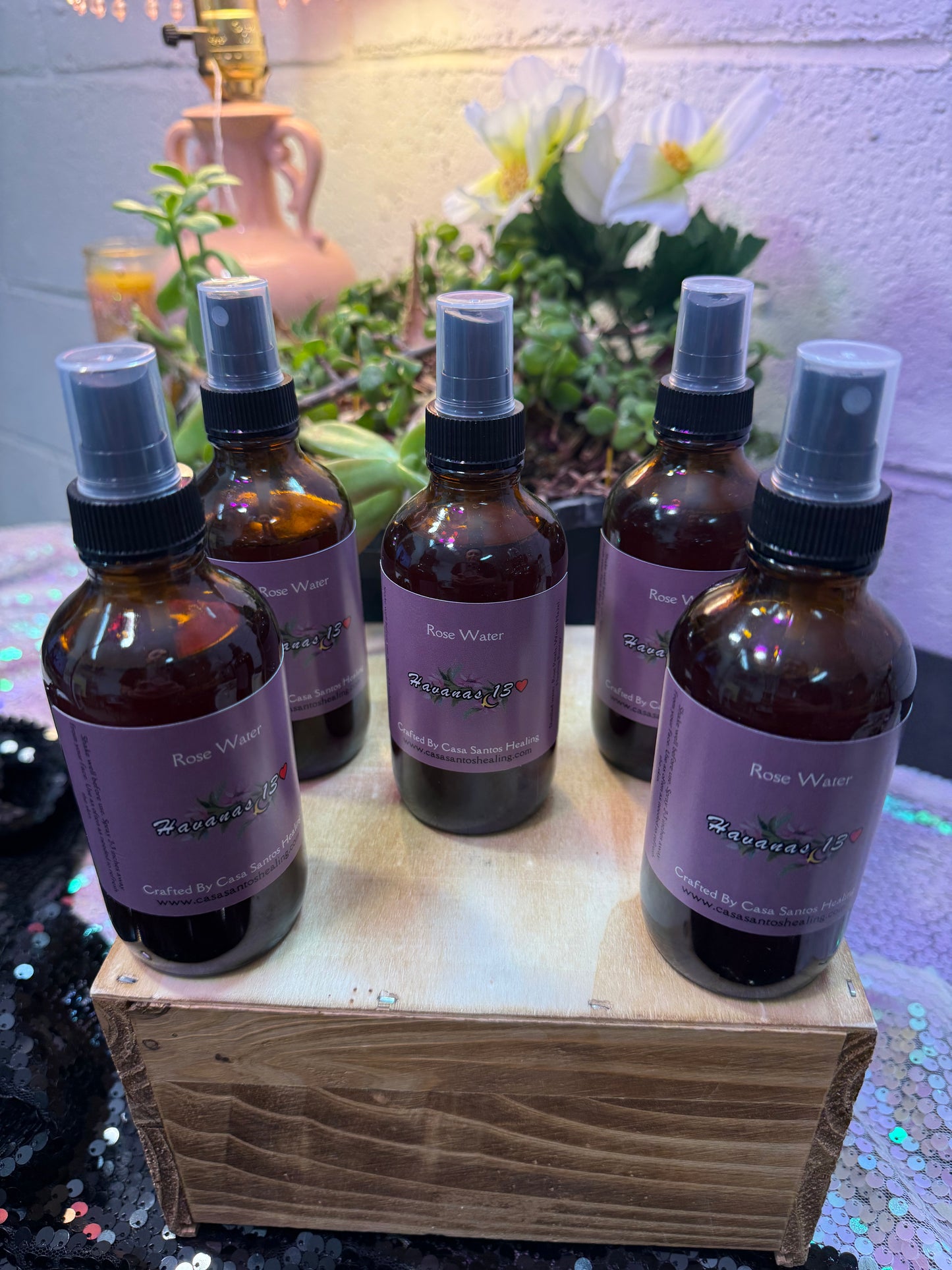 Havanas Rose Water  16 oz