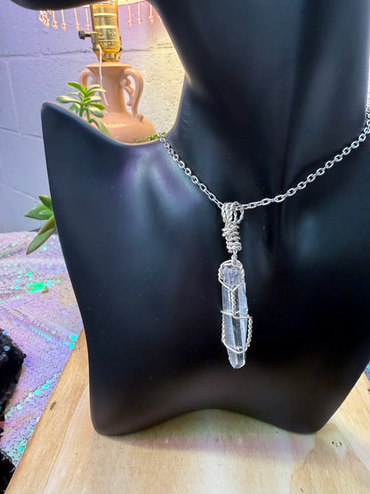 Crystal Quartz Point Pendant