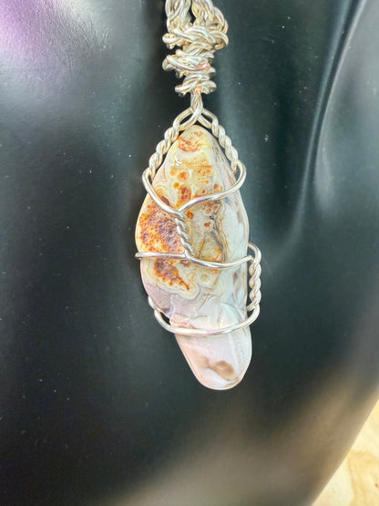 Ocean Jasper Crystal pendant