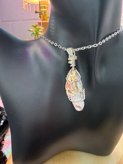 Ocean Jasper Crystal pendant