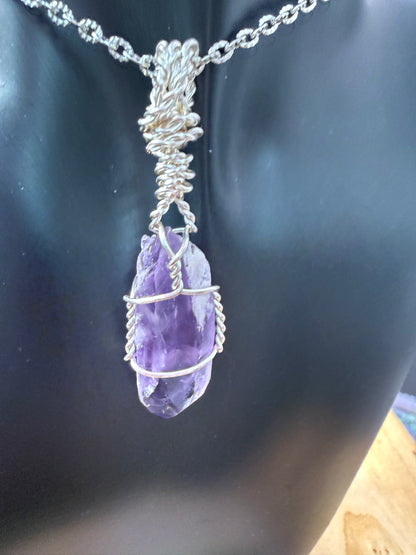 Amethyst Crystal pendant