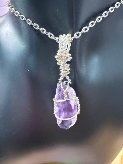 Amethyst Crystal pendant