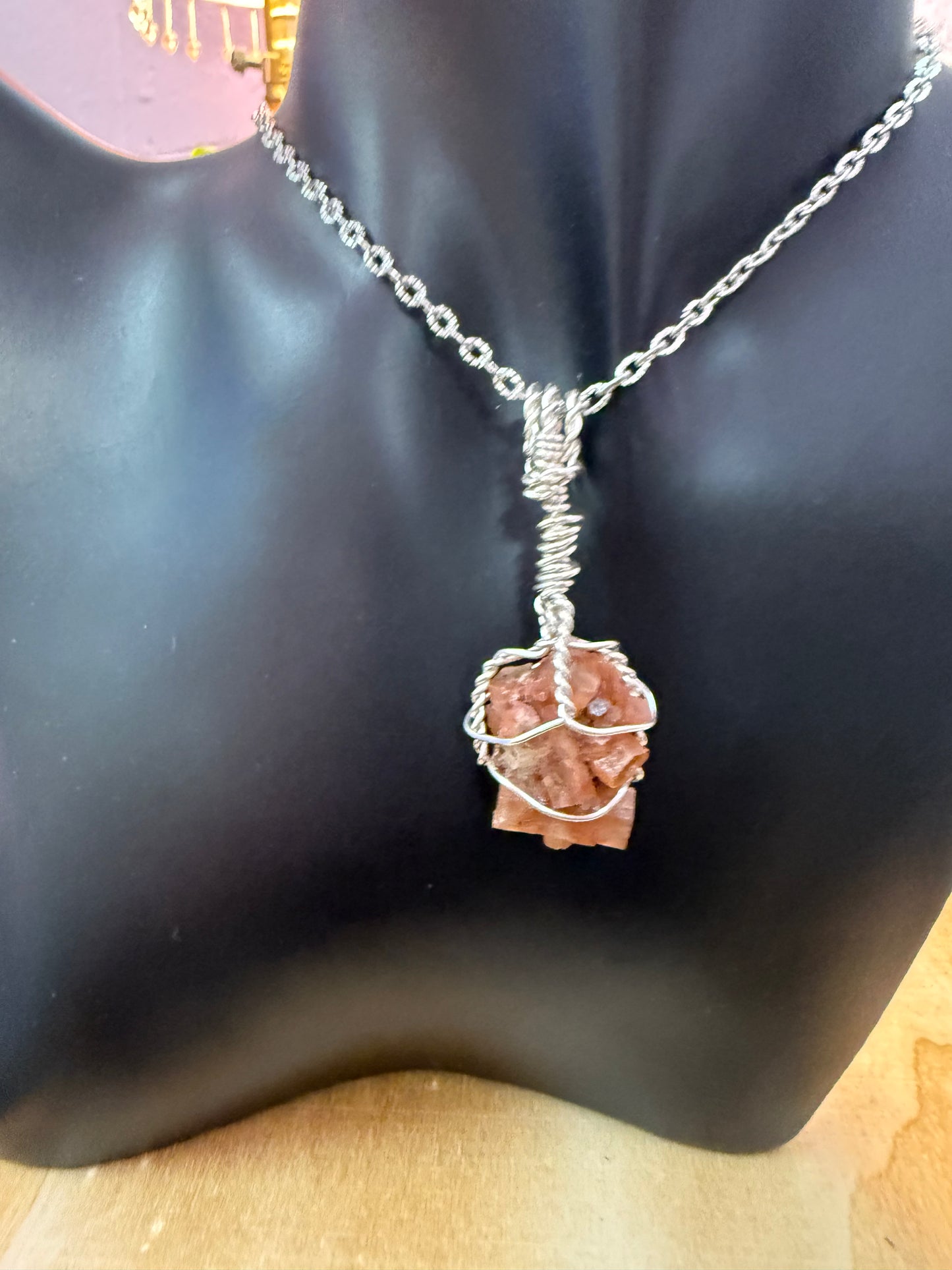 Aragonite Crystal pendant