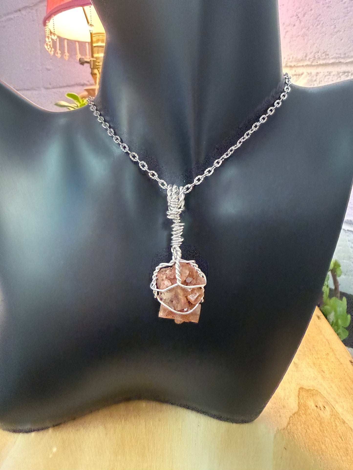 Aragonite Crystal pendant