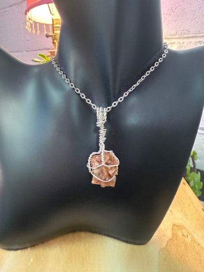 Aragonite Crystal pendant