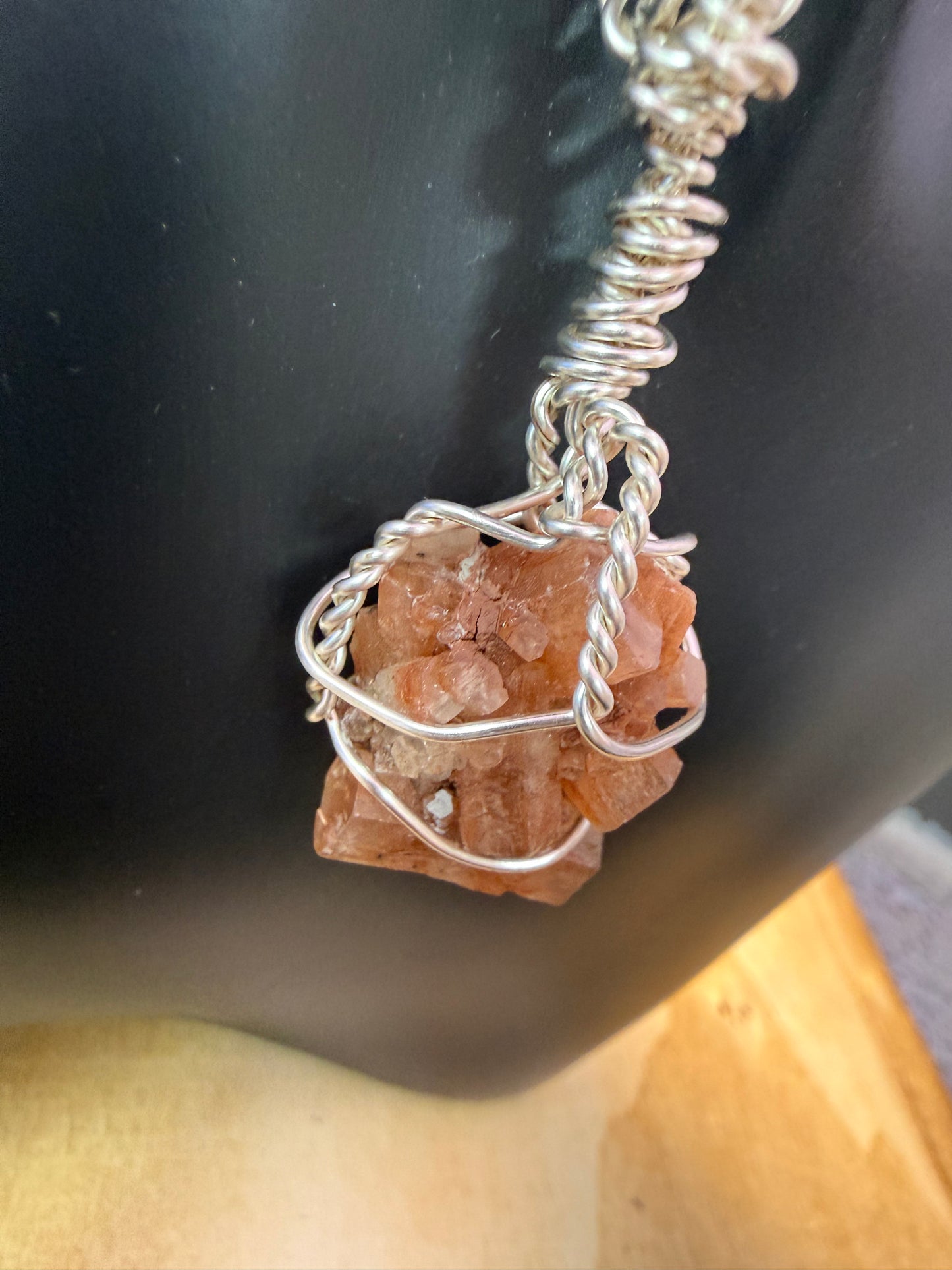 Aragonite Crystal pendant