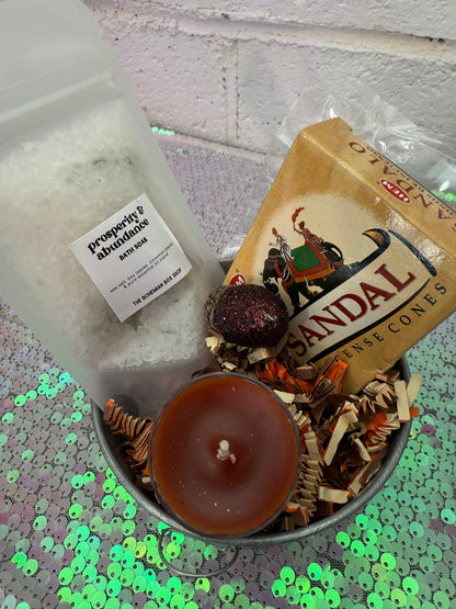 Sacred Harvest abundance prosperity self care kit