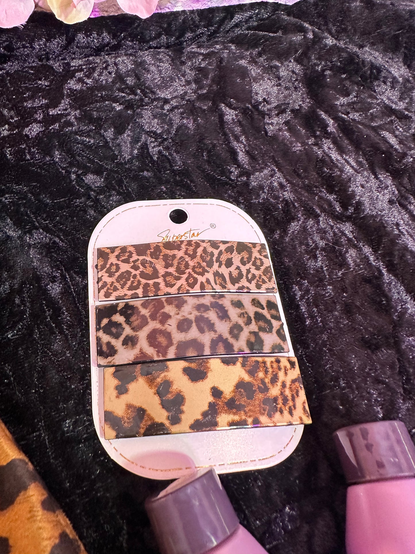 Leopard Luxe hair care kit