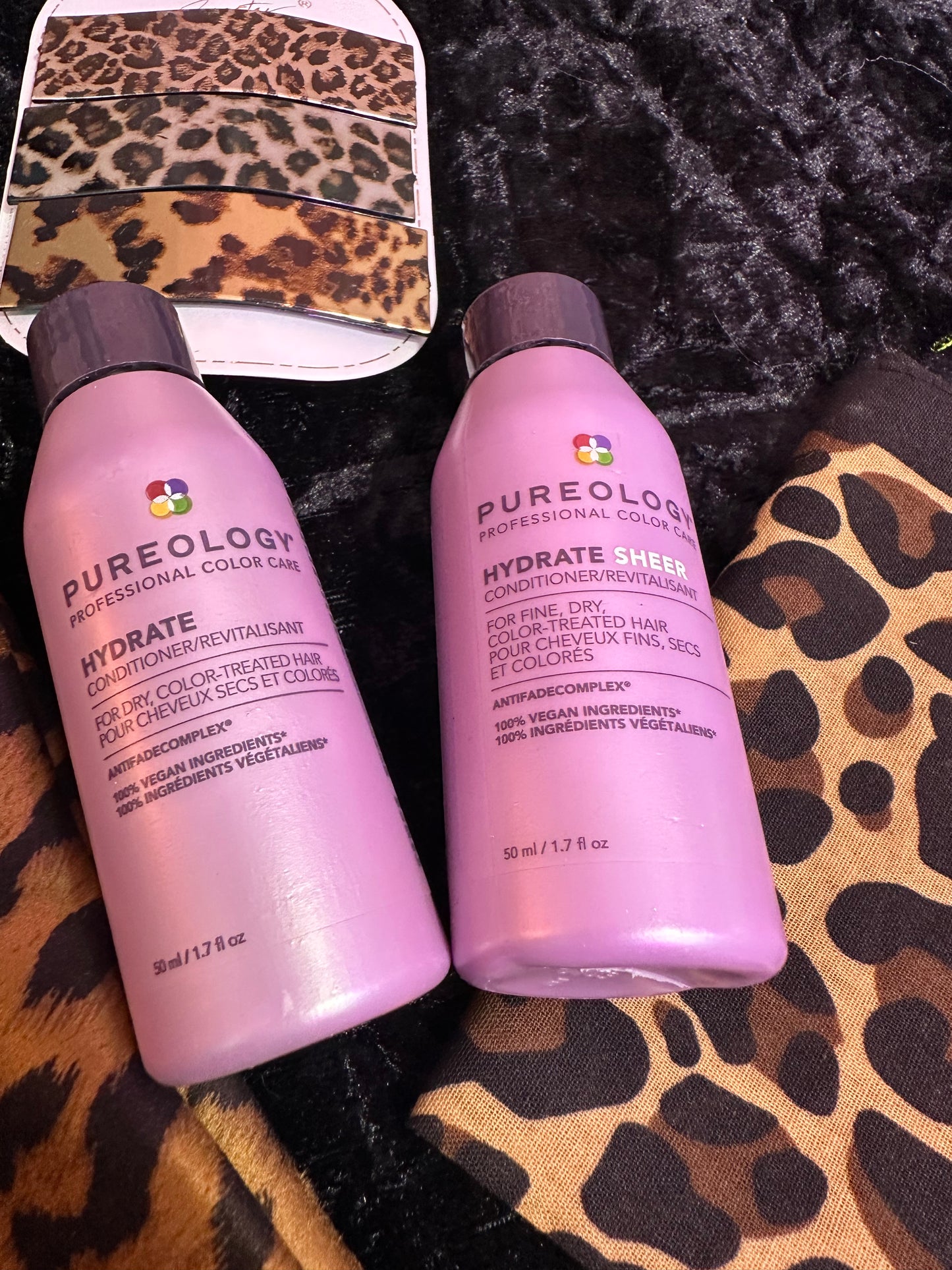 Leopard Luxe hair care kit