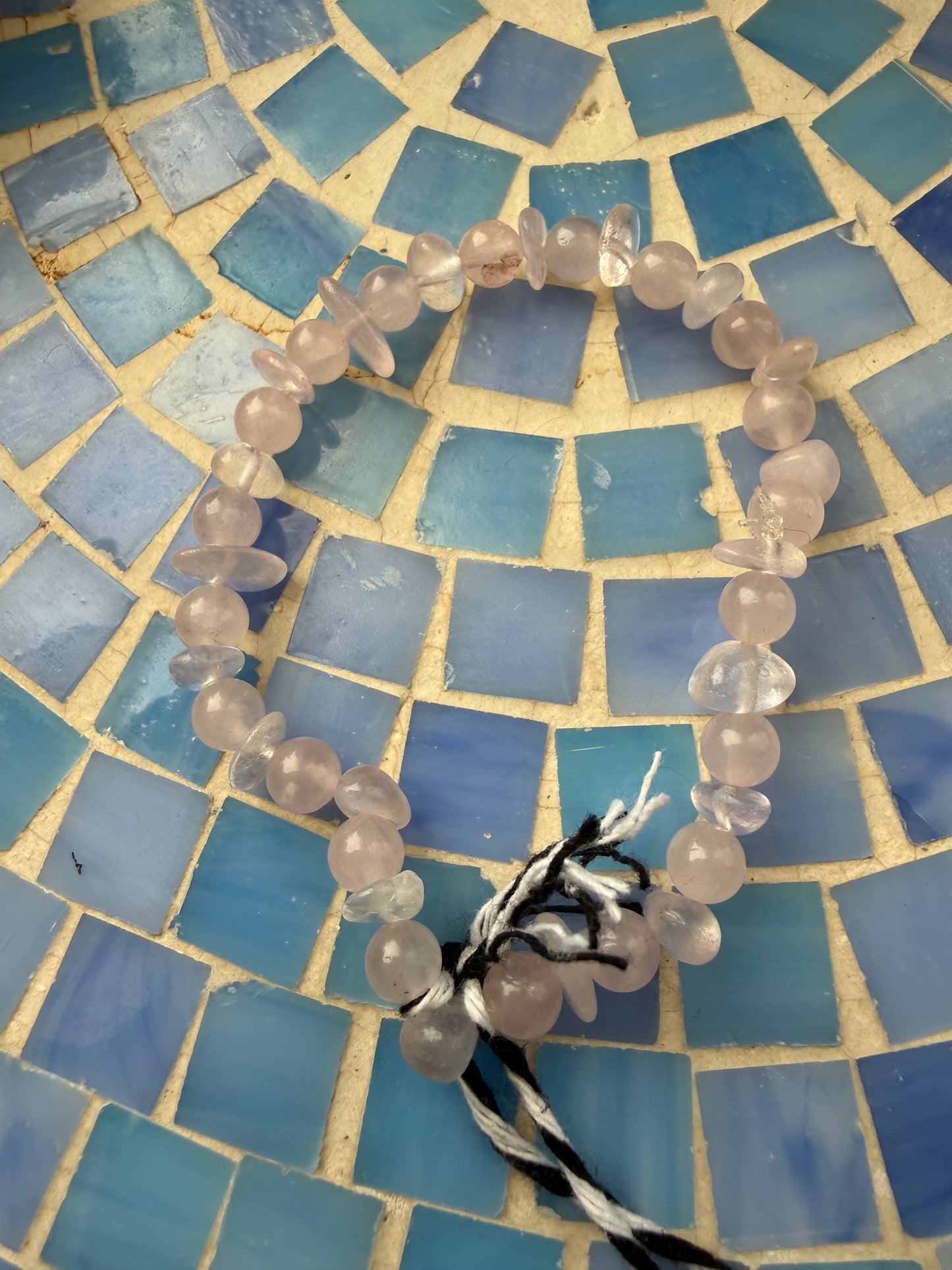 Handmade Rose Quartz Bracelet