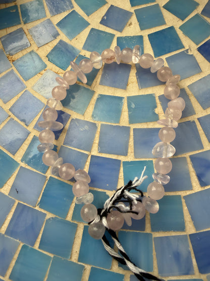 Handmade Rose Quartz Bracelet