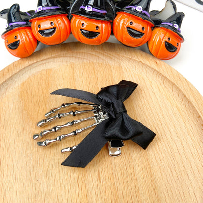 Dia de Los Muertos Claw Bow-knot Hair Clip